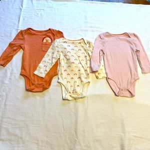 Baby Girl Long Sleeved Onesies